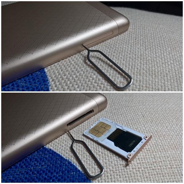 Šuplíček na NanoSIM, MicroSIM a SD karty - XIaomi Redmi 3