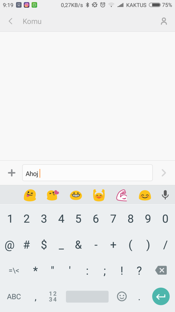 Psaní a klávesnice - Xiaomi Mi 5