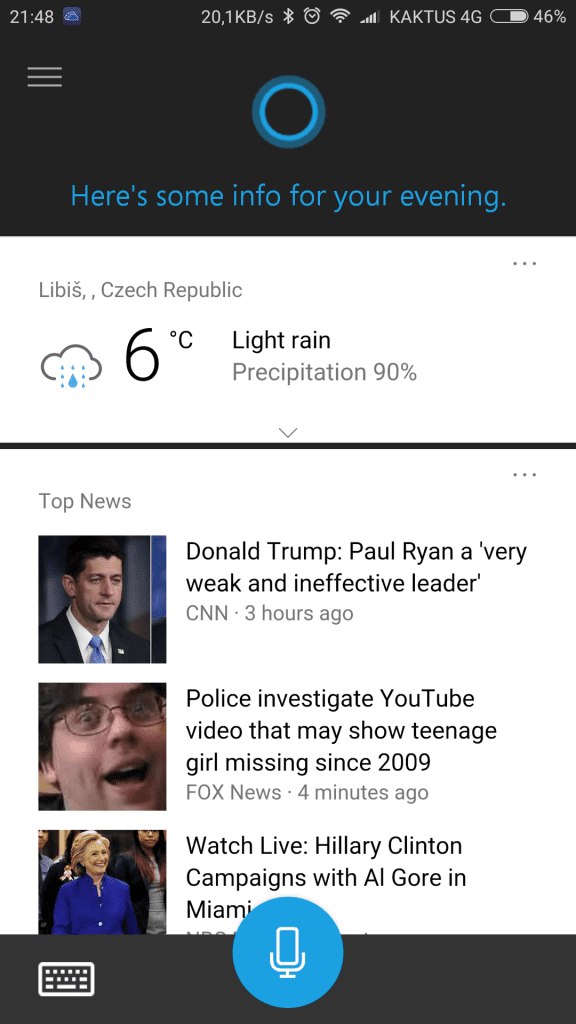 Cortana pro Android