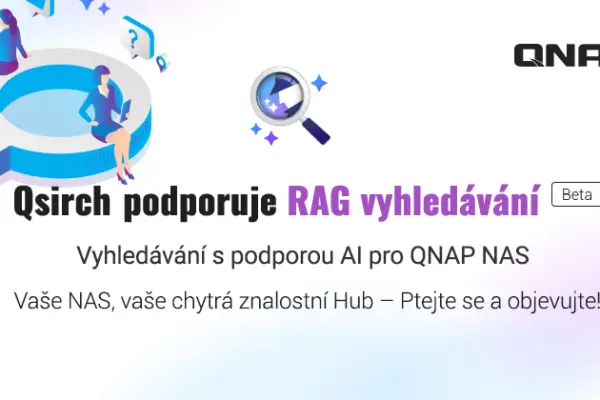 QNAP vylepšuje Qsirch o funkci vyhledávání RAG s využitím umělé inteligence a dělá z NAS chytré znalostní centrum