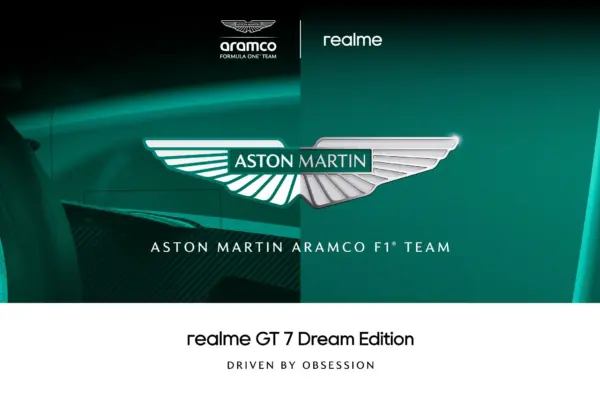 realme oznamuje strategické partnerství s týmem Aston Martin Formula One® a představuje speciální edici realme GT 7 Dream Edition