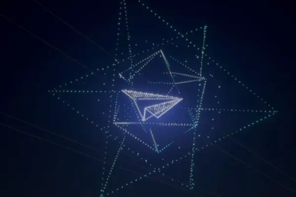 Podívejte se na velkou dronovou show TOKEN2049 od komunit TON projektů (VIDEA)