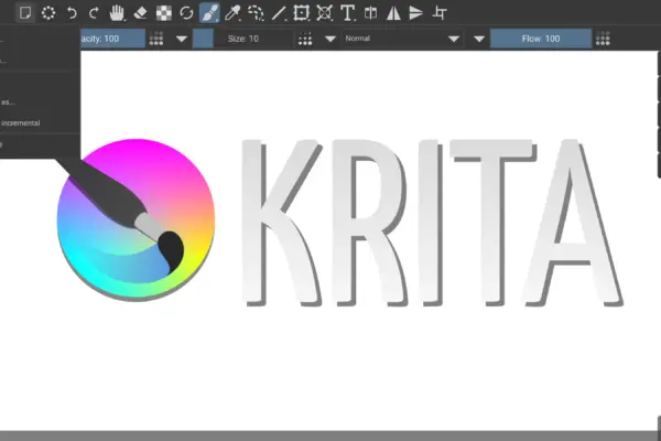 Vývojář ukázal prototyp nového prostředí aplikace Krita pro tablety a mobily