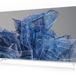 Televizor v bílém provedení