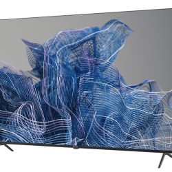 Televizor v černém provedení