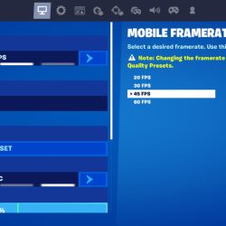 Fortnite s maximálním grafickým nastavením