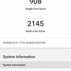 Test výkonu mobilu v Geekbench 6