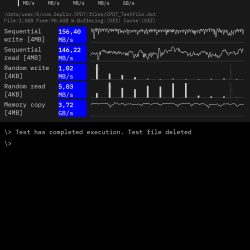 Test úložiště v CPDT