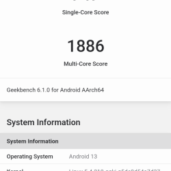 Test výkonu v Geekbench 6
