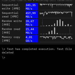 Test úložiště v CPDT