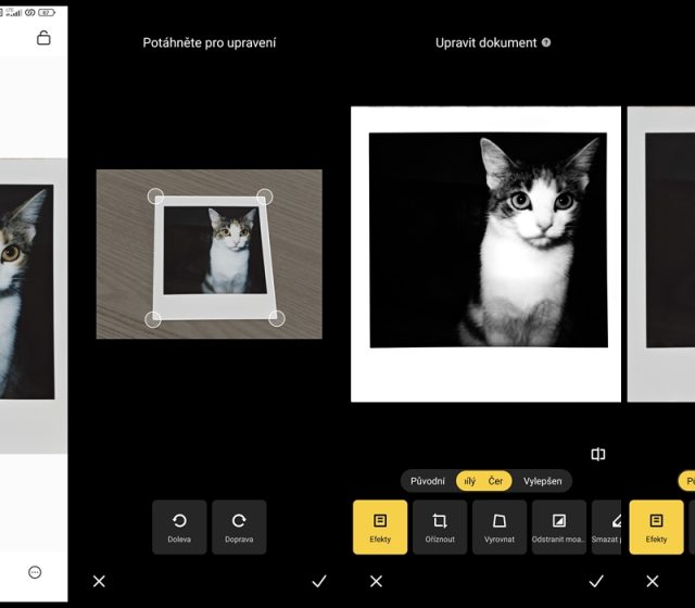 Úprava naskenované fotky v galérii fotek