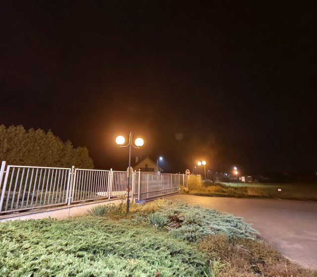 Ultraširokoúhlý fotoaparát, noční režim