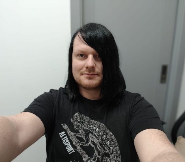 Portrétní režim s nastavením 0.8x