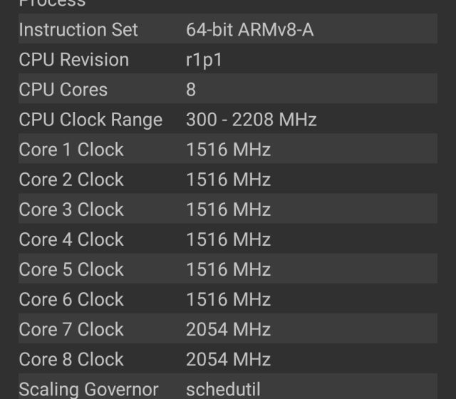 Informace o procesoru v aplikaci AIDA64