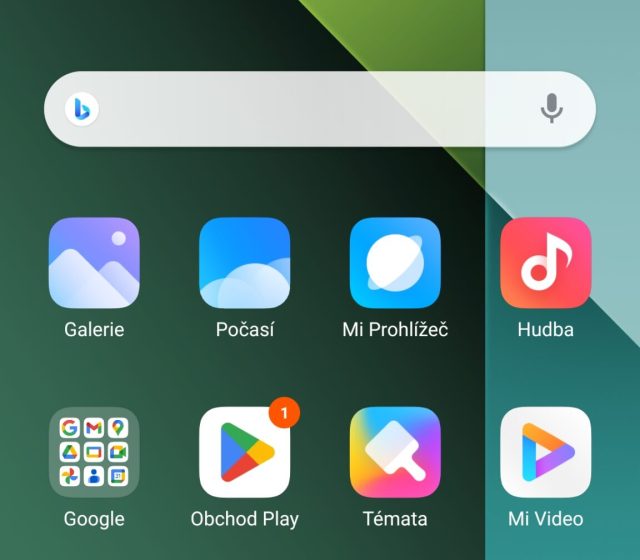 Rozližení ikon před stažením layoutu