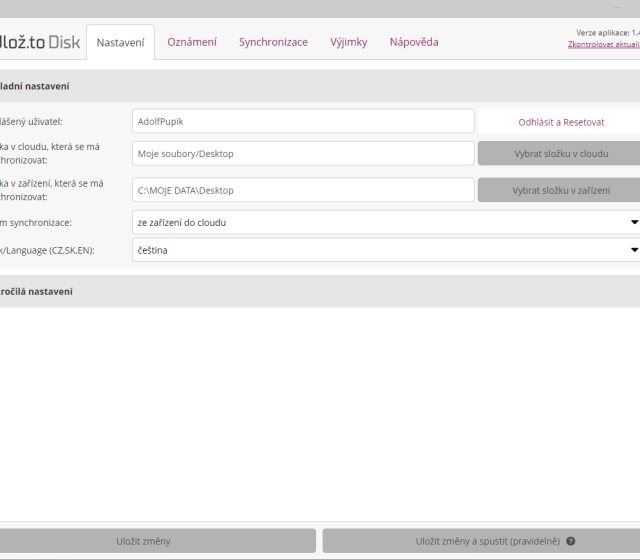 Nová Windows aplikace Ulož.to Disku