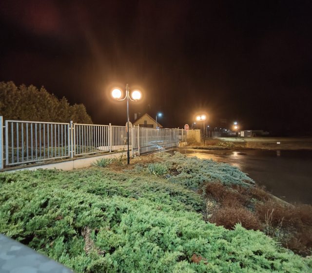 Ultraširokoúhlý fotoaparát, noční režim