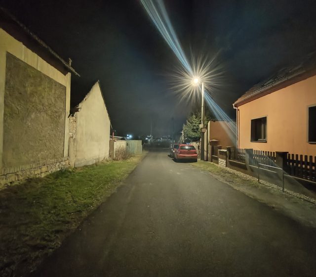 Ultraširokoúhlý fotoaparát, noční režim