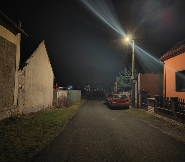 Hlavní fotoaparát, noční režim