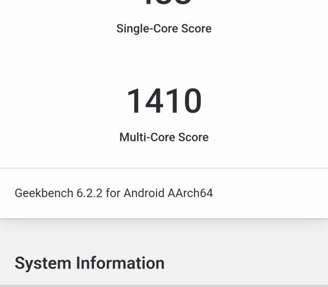 Test výkonu v Geekbench 6