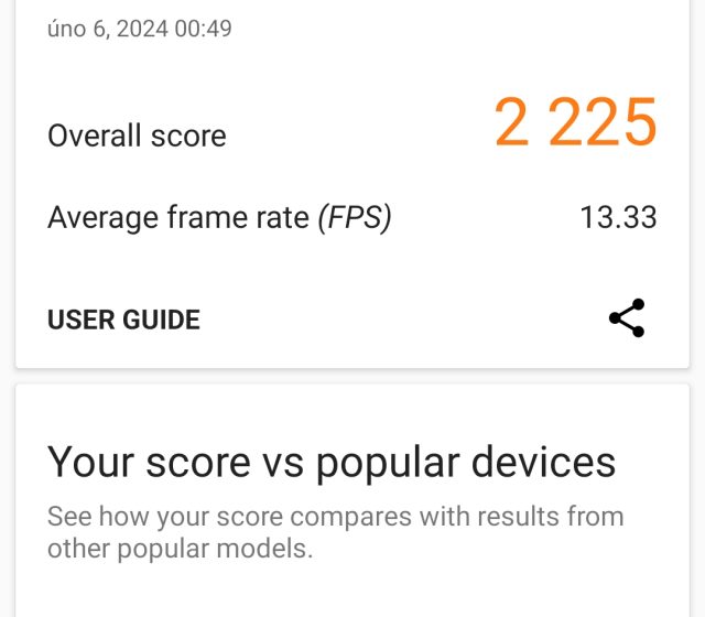 Oppo Reno10 5G - test výkonu v benchmarku 3DMark