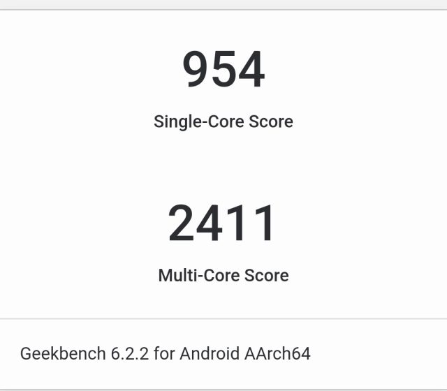 Oppo Reno10 5G - test výkonu v benchmarku Geekbench 6