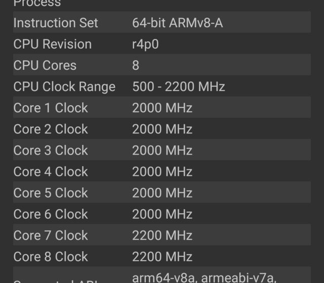 Informace o mobilu v aplikaci AIDA64