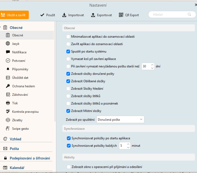 eM Client pro Windows