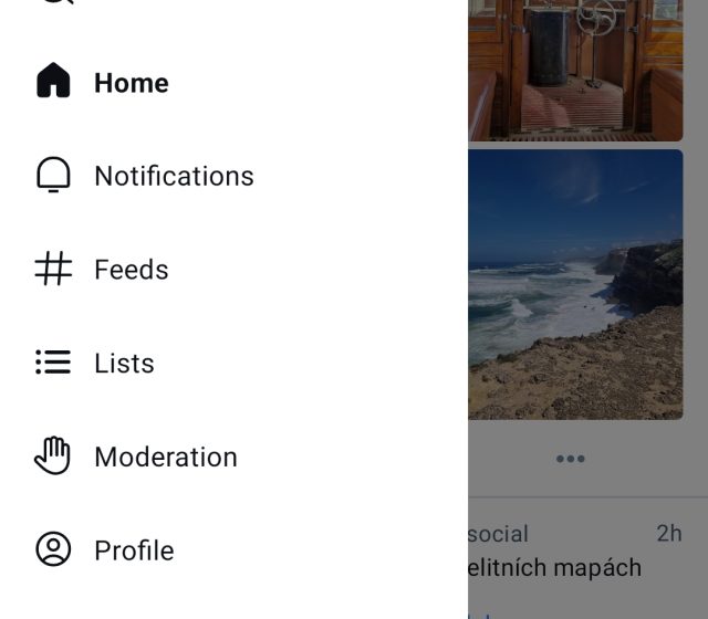 Oficiální mobilní Bluesky klient