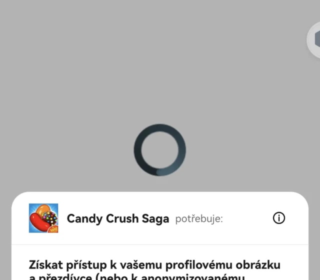 Stačí jen přihlášení povolit