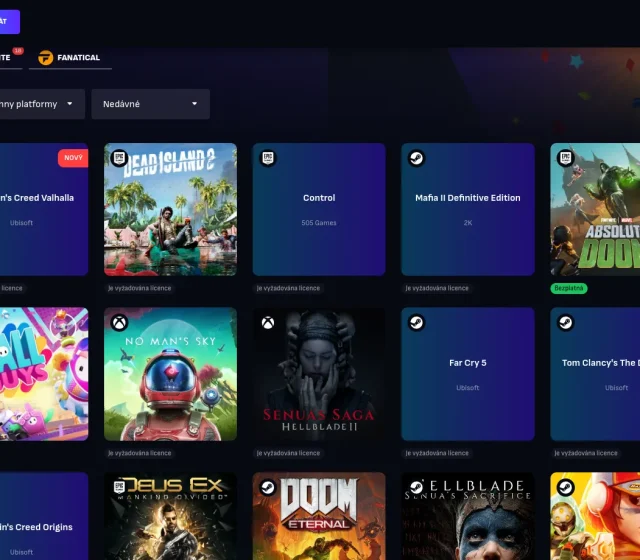 Cloudová služba Boosteroid pro hraní her
